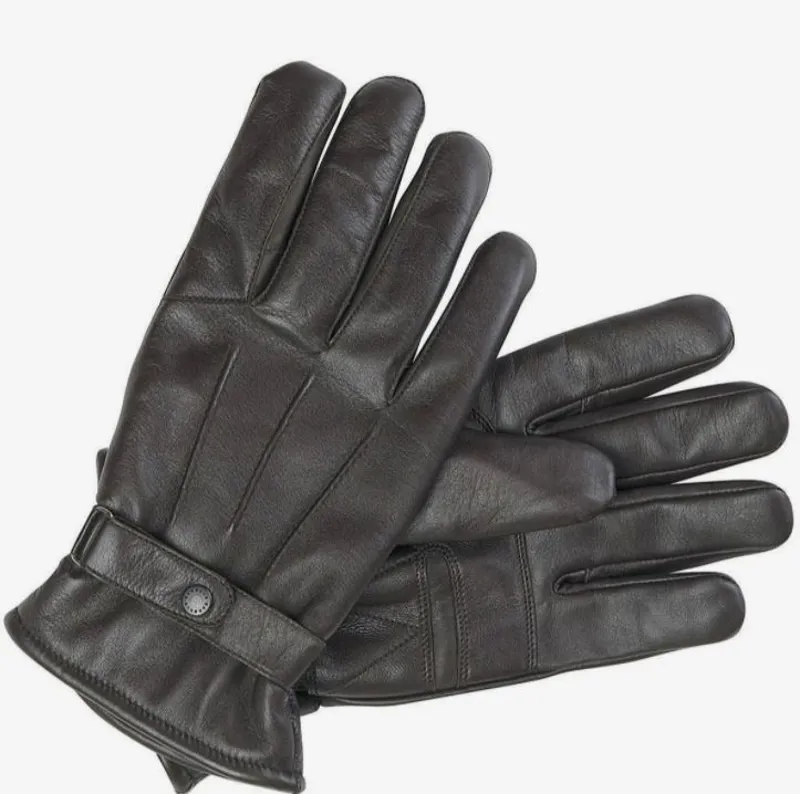 Barbour Burnished Leather Gloves -1